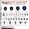 Service Caster 4'' SS Solid Poly Swivel 1-3/4'' Expanding Stem Caster with Brake SCC-SSEX20S414-SPUS-TLB-134 - alternate 4